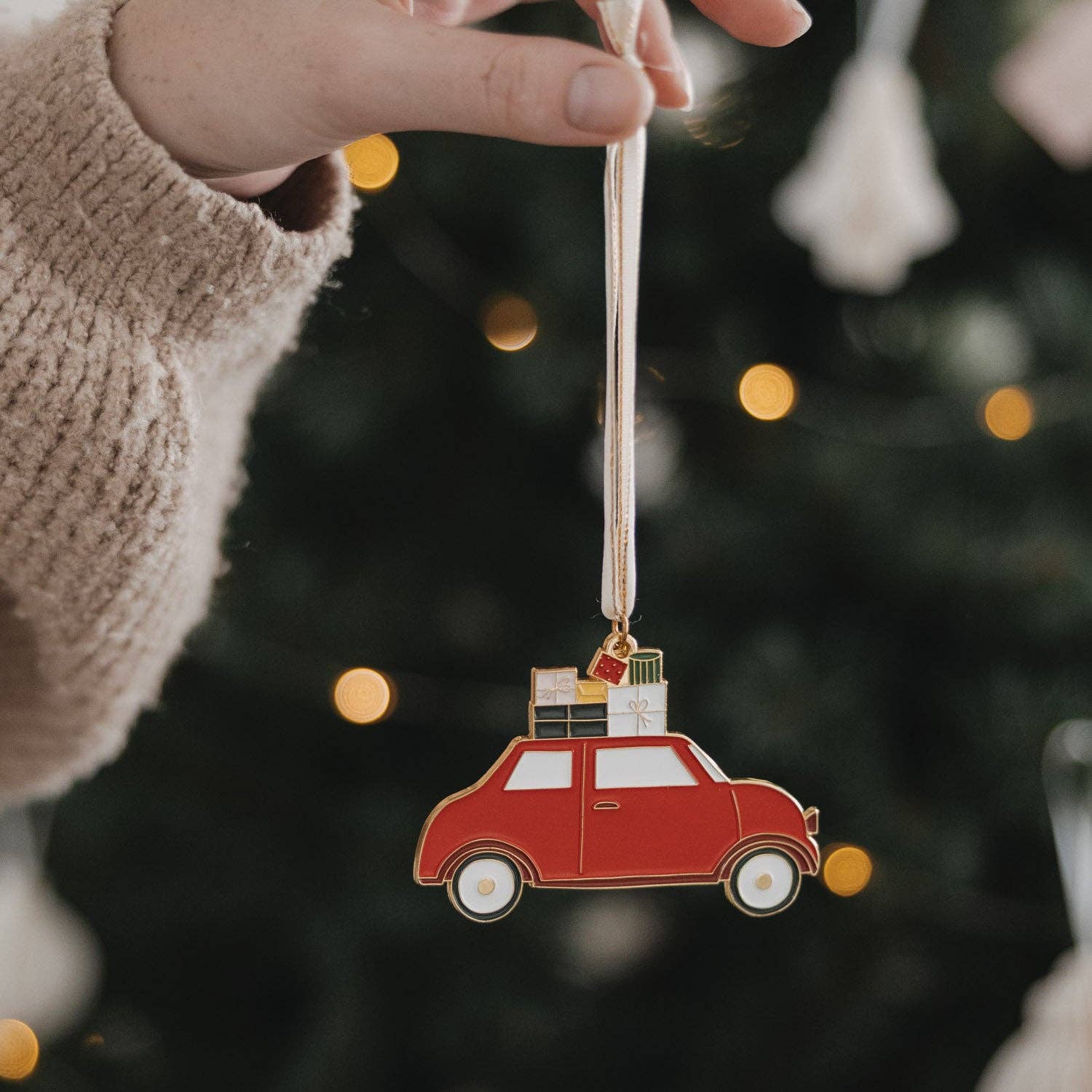 Eulenschnitt - Vente Décoration de Noël - Décoration de sapin voiture de Noël (UE = 6 pcs)1