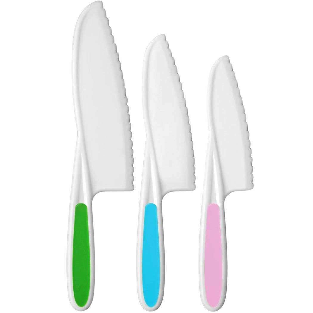 Zulay Kitchen - Wholesale Knife Set - Safety Knife Set for Kids - 3 Piece9
