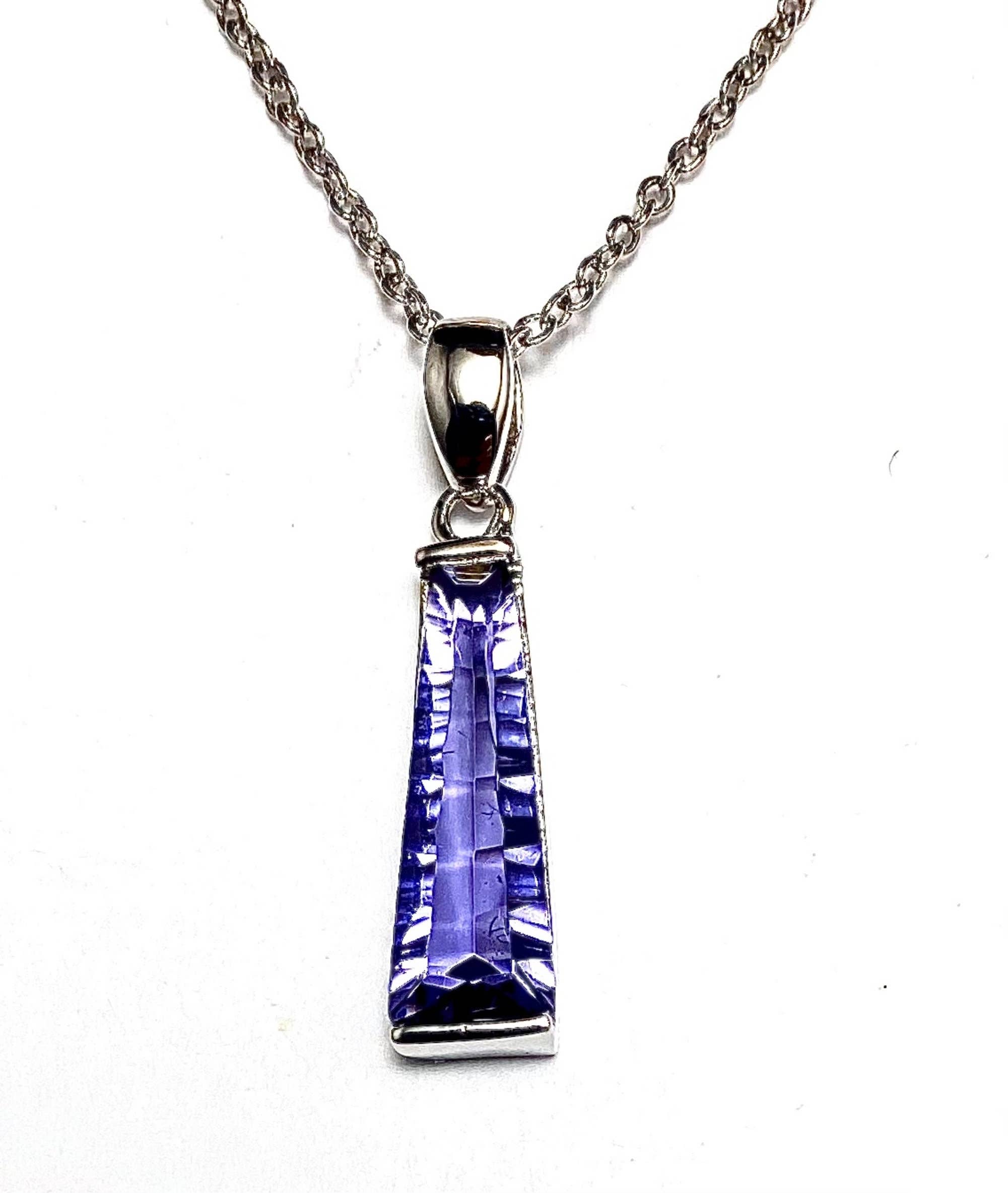 Twan Kee Jewelry - Wholesale Pendant/Charm Necklace - Fancy Cut Helenite & CZ Sterling Silver Pendant5