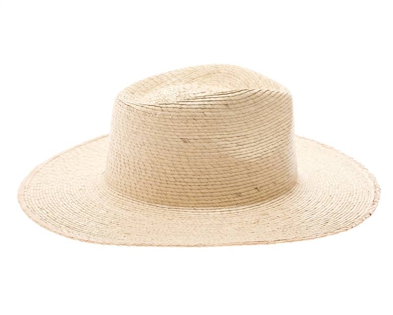 DNMC - Wholesale Straw Hat - Women's - Mexican Palm Leaf Straw Rancher Hat - Flat Brim5