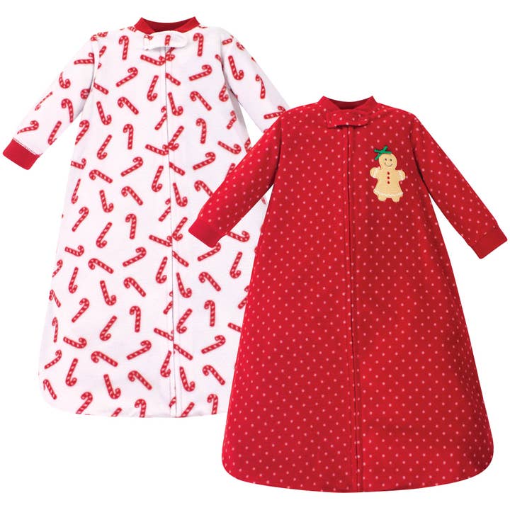 Hudson Baby Long-Sleeve Fleece Sleeping Bag, Sugar Spice for wholesale by BabyVision