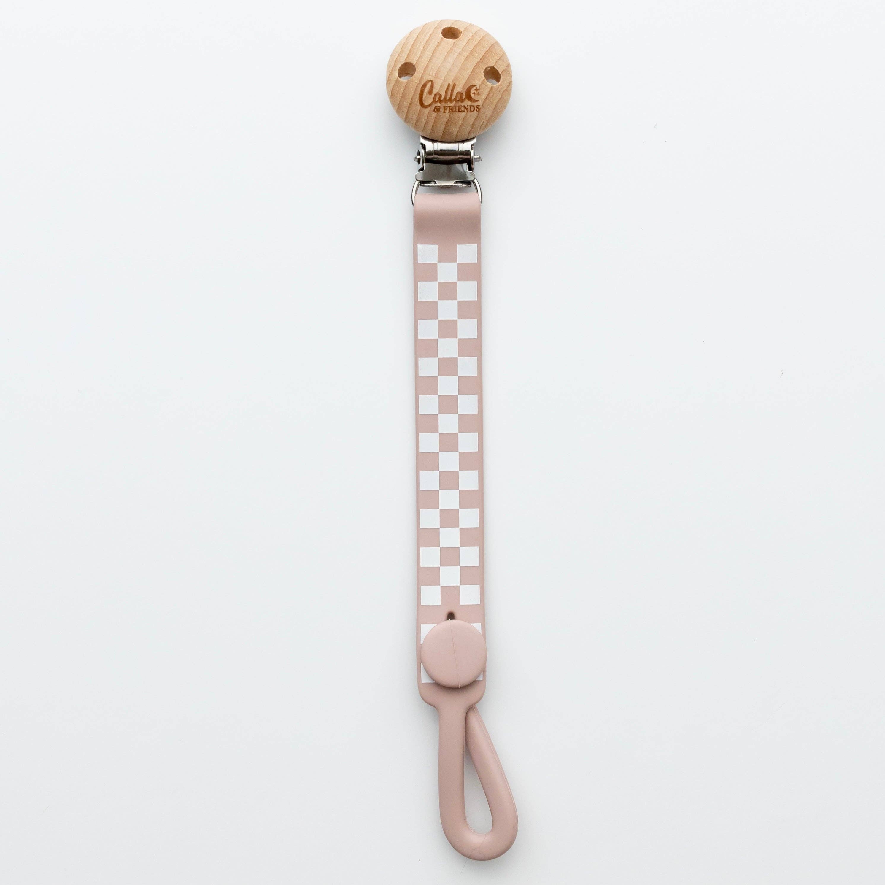 Calla & Friends – wholesale Nappklämma - Baby – Nash Everything Clip - Rutig2