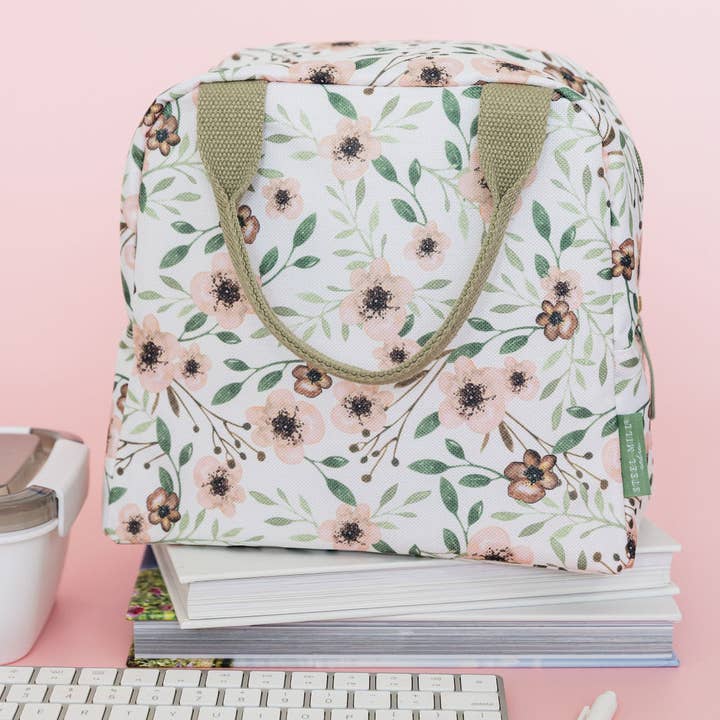 Steel Mill and Co. - Wholesale Lunch Bag/Box - Small Lunch Tote, Woodland Floral