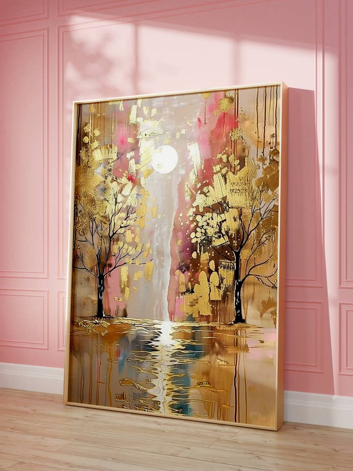 "Livets flöde" – Andlig dukkonst med gyllene för wholesale av Seelenzauberstudio