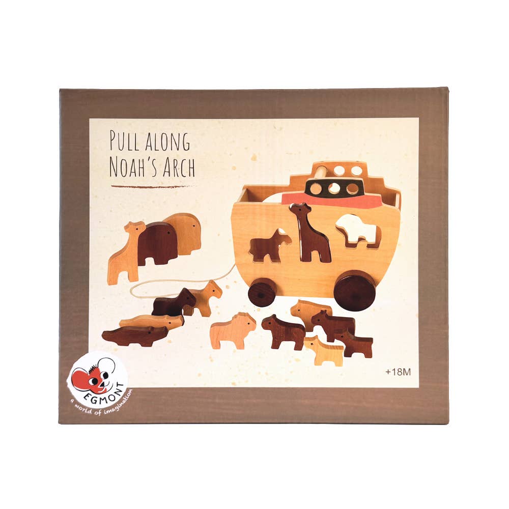 Egmont - Wholesale Wood Toy - Kids - Pull-Along Noah's Ark1