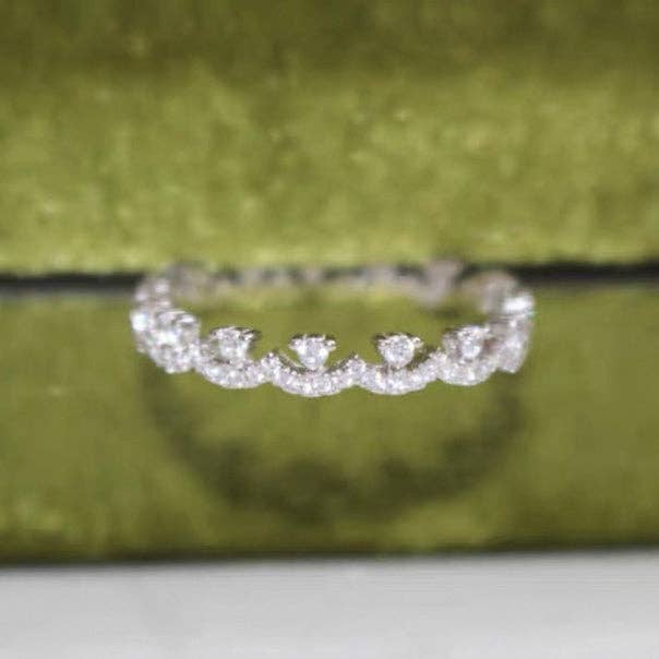 LanLivia - Wholesale Multi-Stone Ring - Dazzling Princess Style Lace Ring3