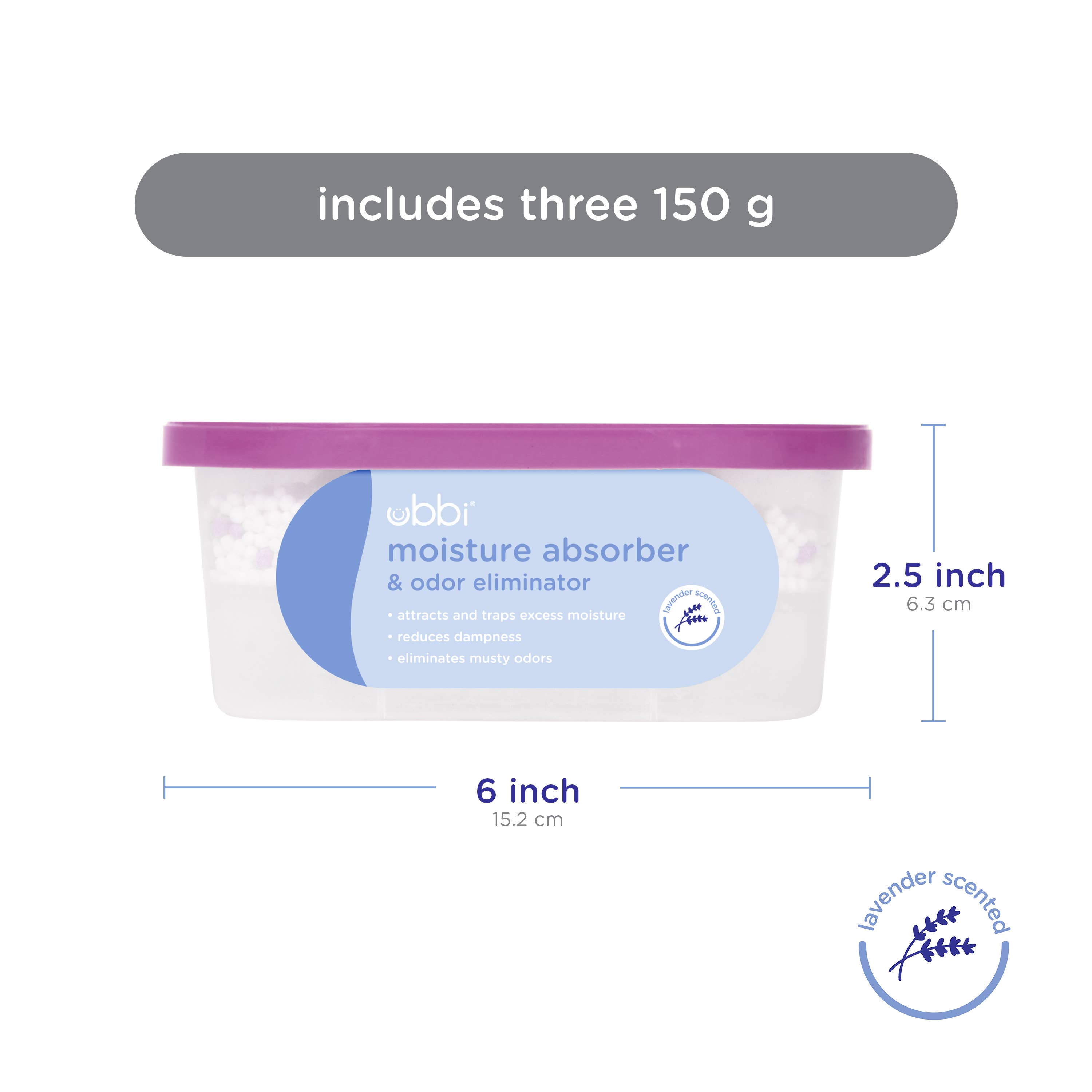 Ubbi - Wholesale Diaper Caddy - Baby - Lavender Moisture Absorber1