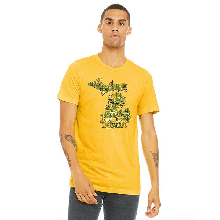 Michigan Off Road t-shirt voor wholesale door MI Coast