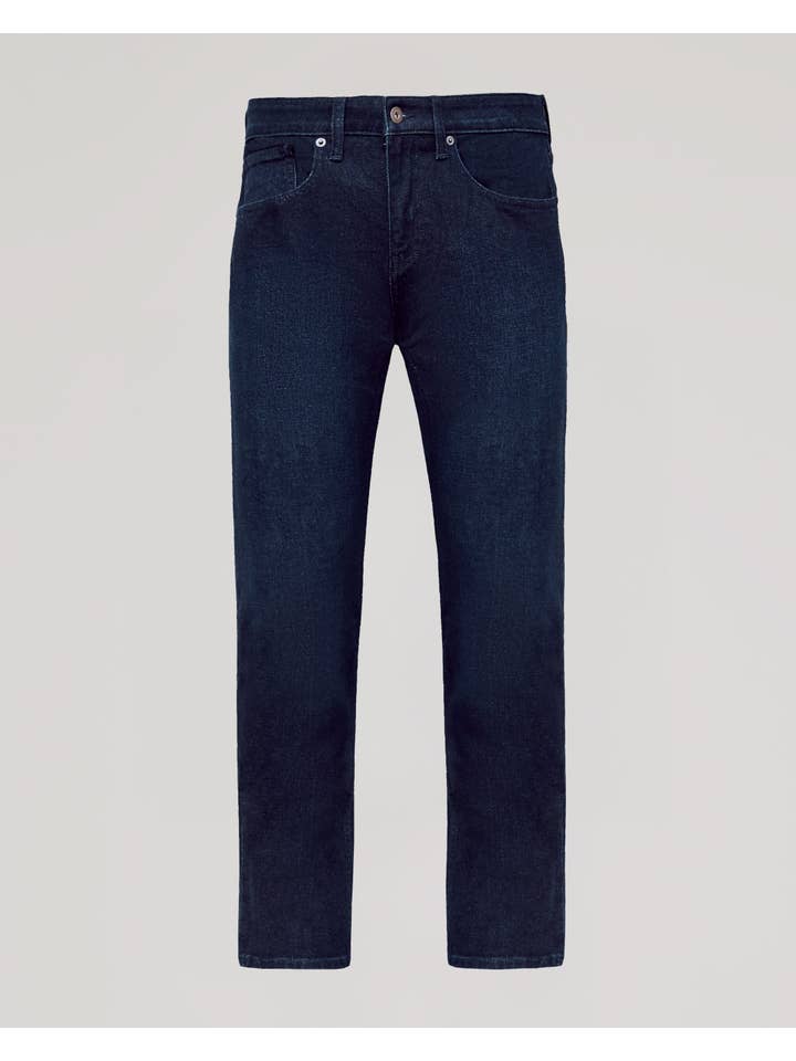 True Classic - Wholesale Jeans - Men's - Indigo Rinse Straight Authentic Denim Jeans1