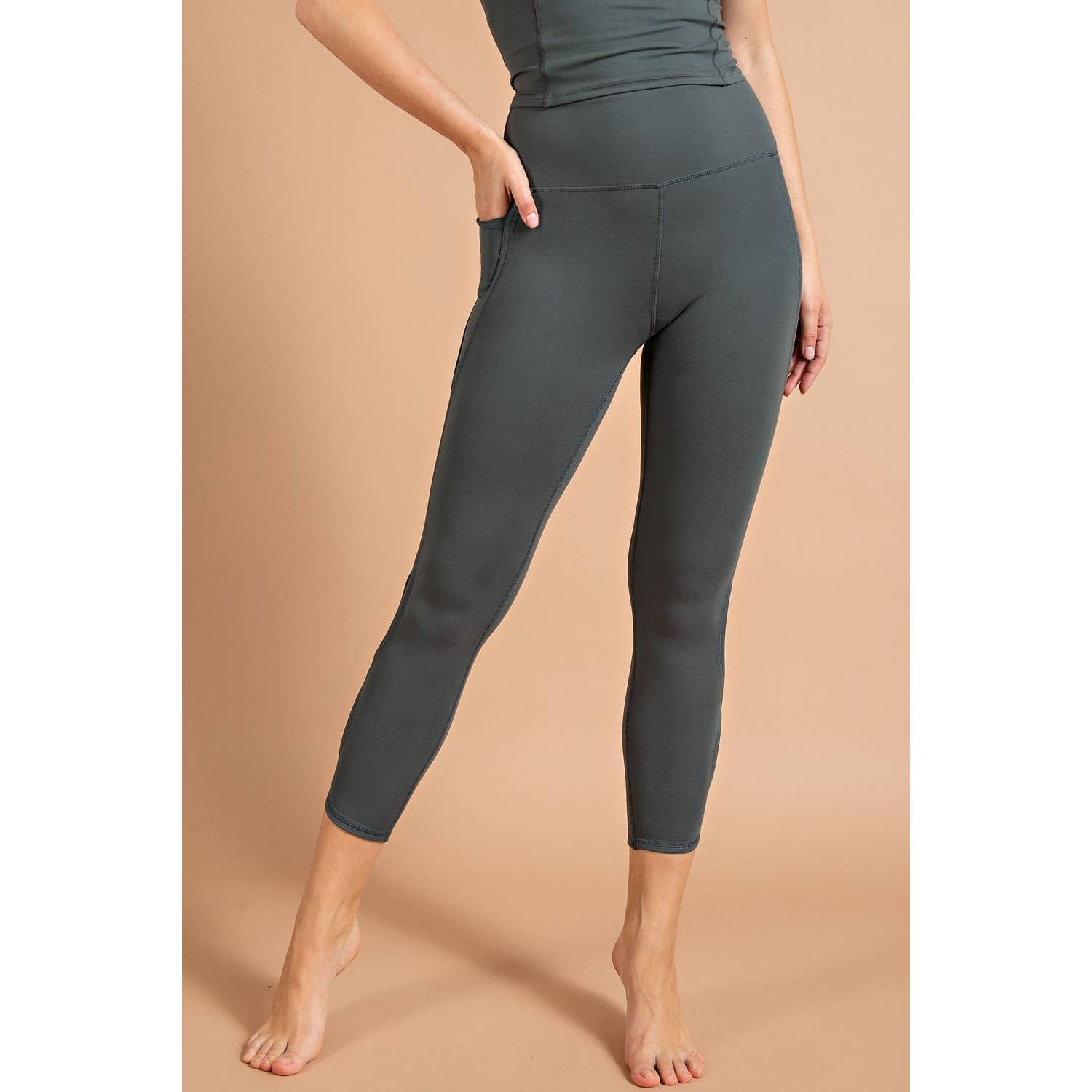 Rae Mode - Wholesale Athletic/Lounge Leggings - Women's - BUTTER HIGH RISE CROPPED YOGA LEGGINGS12