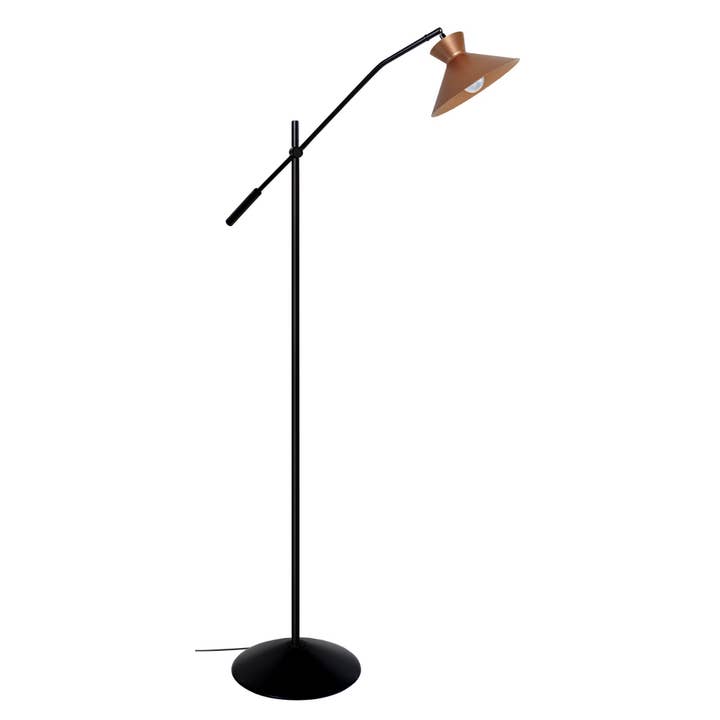 LEEDS - Sort leddelt metal læselampe for engroshandel hos Tosel Shop