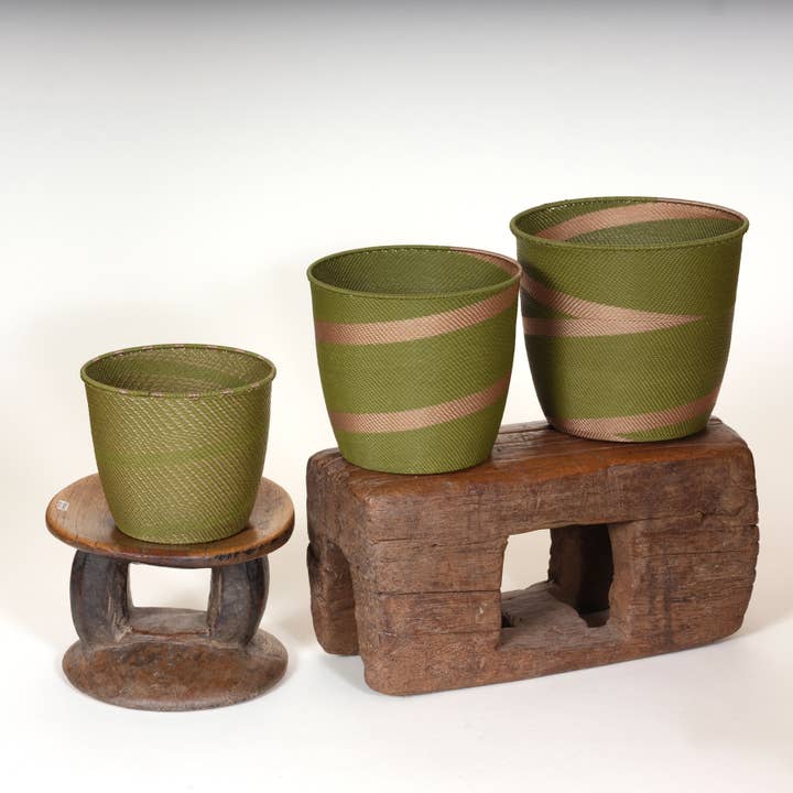 AS'ART a sense of crafts - Wholesale Plant Pot - Woven telephone wire pots/cups, Mix&Match colors19