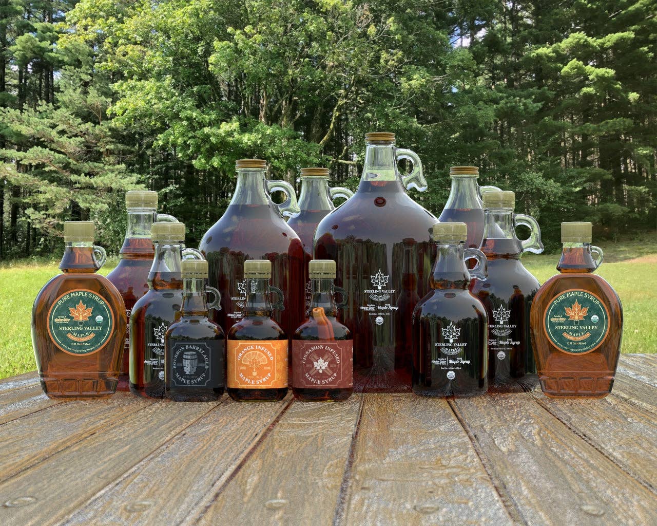 Sterling Valley Maple LLC - Wholesale Maple Syrup - Organic Maple Syrup: Dark Color/Robust Taste: Half Gallon2