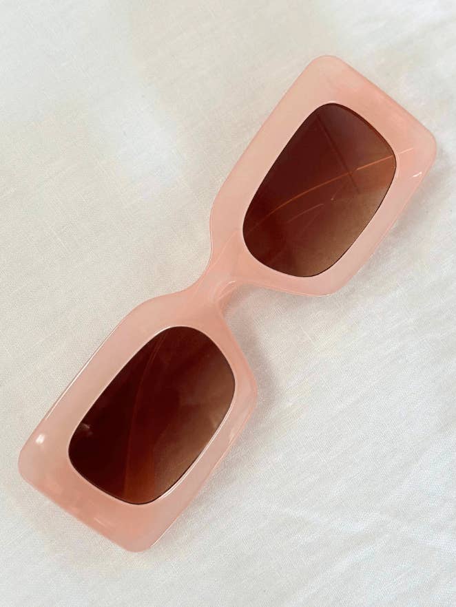 THE TROPEZ SUNGLASSES - PEACH for wholesale by Black Salt Co