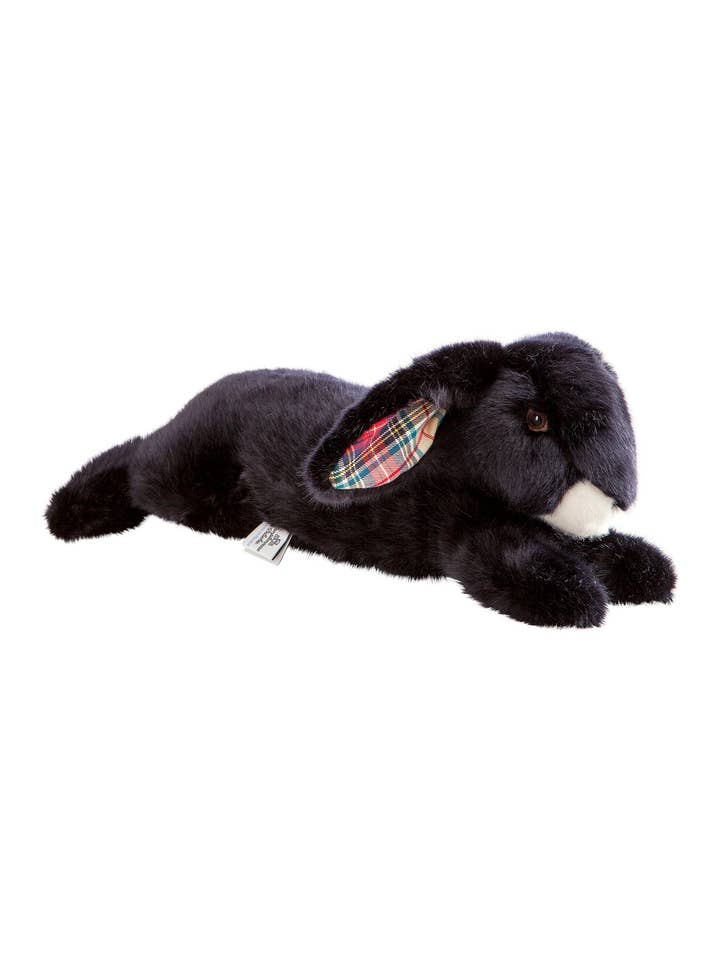 Martin the Rabbit | Navy | Scottish Print for wholesale by pamplemousse peluches
