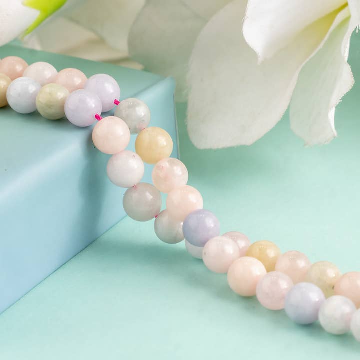 Soothing Crystals Beads - Wholesale Beads - Crystal Jewelry Beads | Morganite | Healing Gemstone Beads12