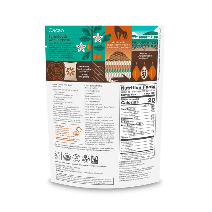 Navitas Organics - Wholesale Chocolate - Cacao Nibs5