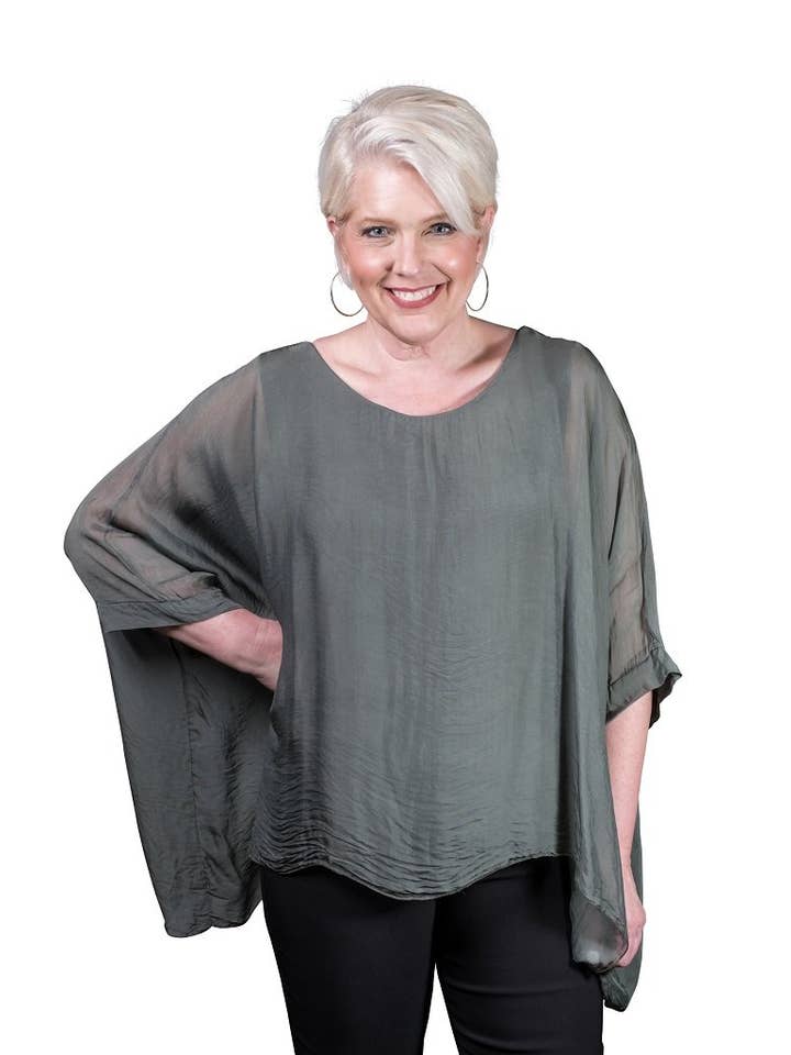 TINA Stephens Italy/Tees By Tina - Wholesale Kaftan - Women's - Sofia Silk Kaftan (BQ201)10