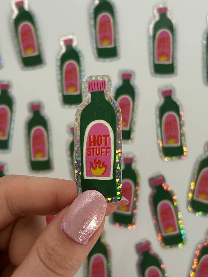 Hott Stuff Sticker for wholesale by Nany Craft Shop