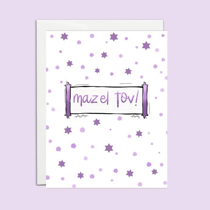 Mazel Tov Scrolls for wholesale by The Simcha Store