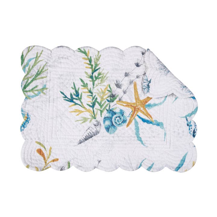 Coastal Marlowe Sound Reef Placemat for wholesale by C&F Home