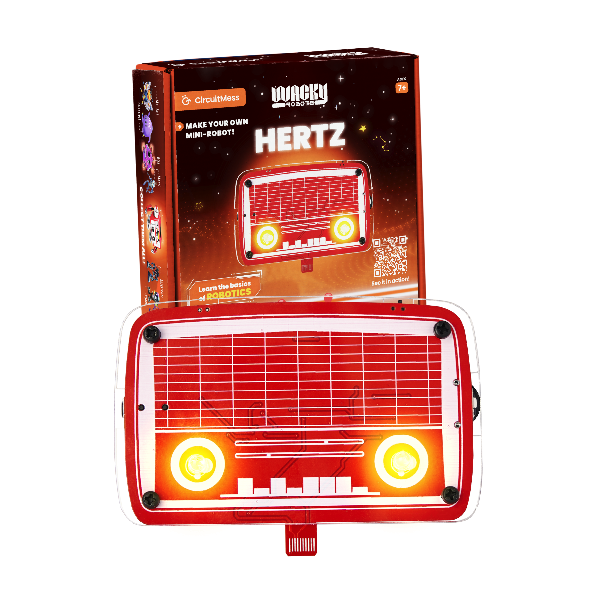 CircuitMess USA - Wholesale DIY Craft Kit - Kids - Wacky Robot Hertz - DIY Mini Robot2