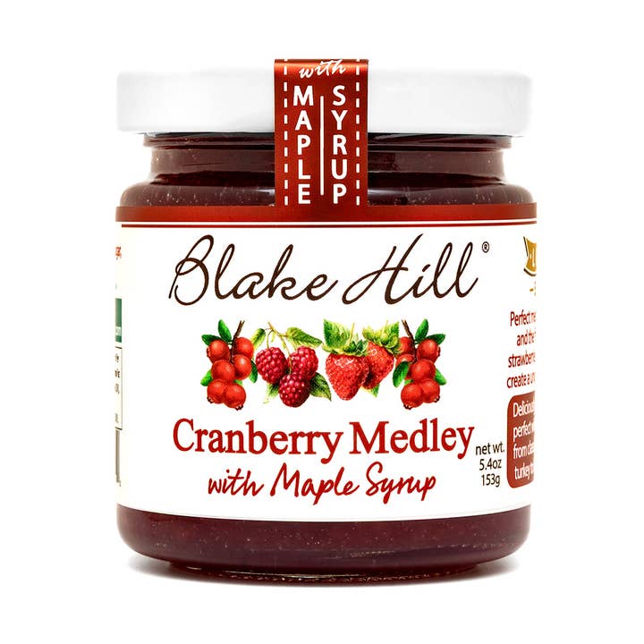 Blake Hill Preserves - Wholesale Jam/Jelly - Cranberry Maple Medley (5.4oz)