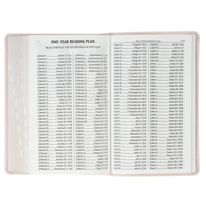 Christian Art Gifts - Wholesale Display Book - KJV Bible Giant Print Standard-size Faux Leather, Pink 20257