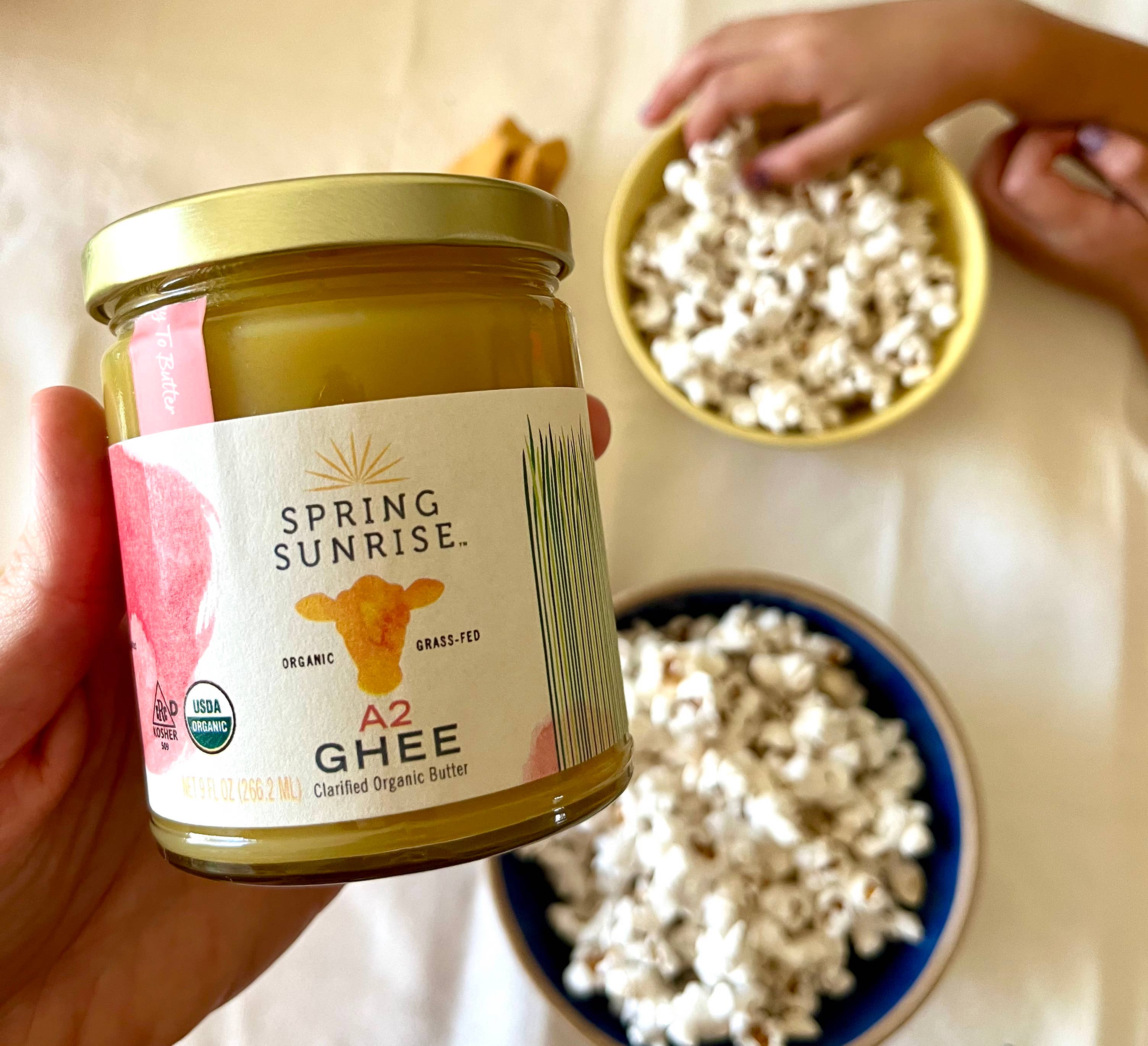 Spring Sunrise Natural Foods - Vendita all'ingrosso Olio da cucina - Ghee biologico A2/A26