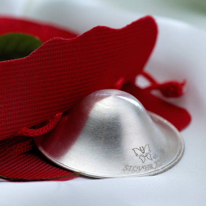 Silveranna Silver Nursing Cups - Wholesale Nursing Pillow/Pad - Maternity - Silveranna® 925 Silver Nipple Shields5