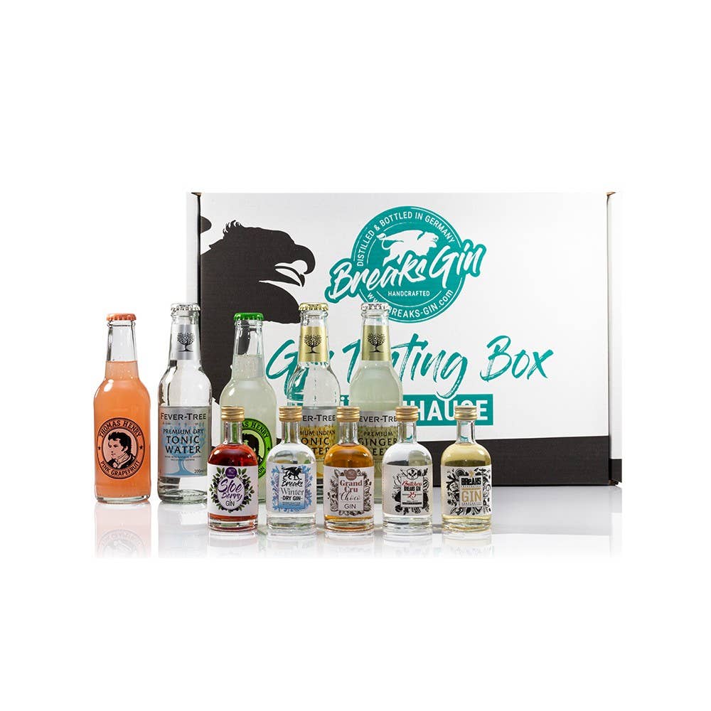 Breaks Gin Manufaktur - Wholesale Gift Bag Set/Pack - Breaks Gin Tasting Box 2 gift set with 5 types of gin tonic3