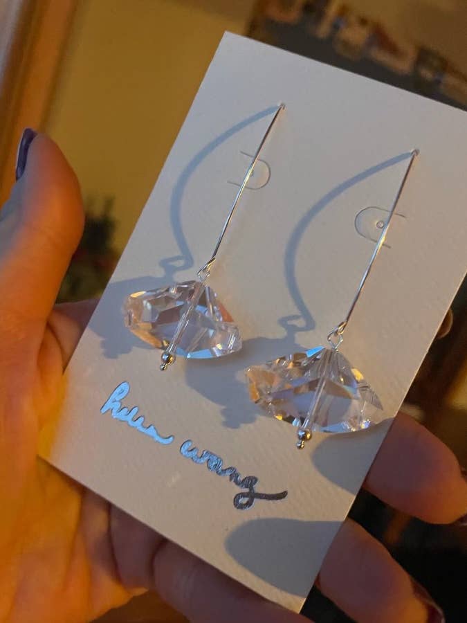 HWJ Earrings - Sterling Silver, Limited Edition Crystal for wholesale by Helen Wang Jewelry