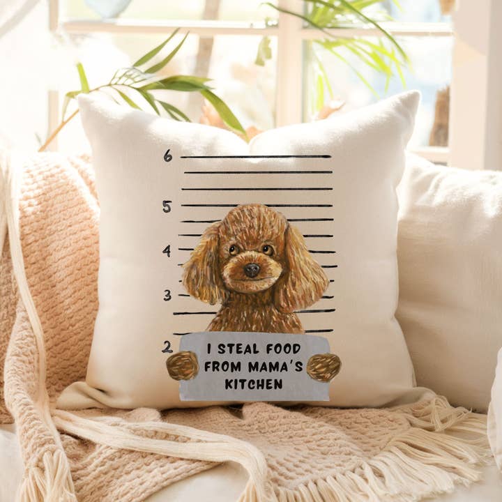 Cuscino Barboncino Personalizzato per la vendita all'ingrosso da parte di MerikaArt