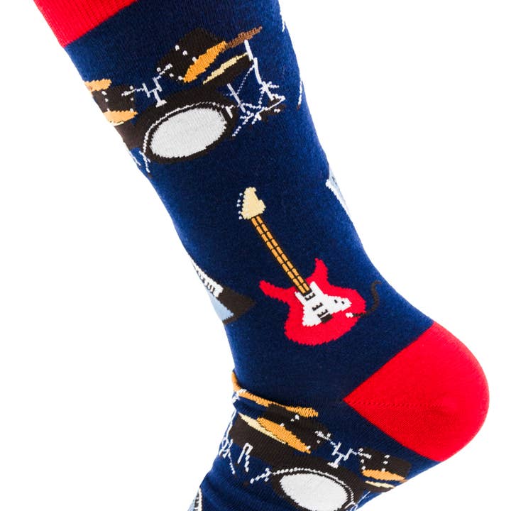 Drum Set Guitar Music Instrument Colorful Unisex Fun Socks and other Purchase Wholesale guitar socks. Free Returns & Net 60 Terms on Faire trending on Faire.