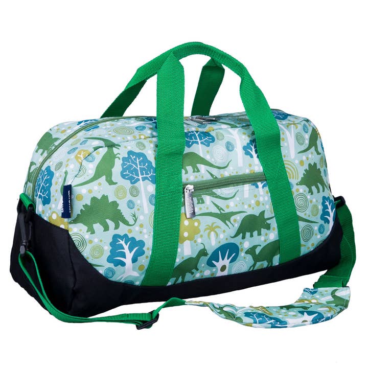 Dinomite Dinosaurs Overnighter Duffel Bag for wholesale by Wildkin