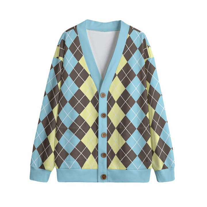 Cardigan en molleton à col en V East Rutherford pour la vente par The Closet Junkies