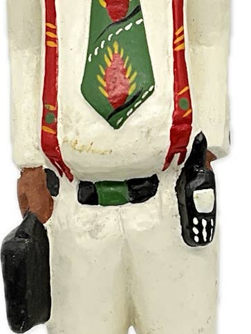 Baule Colon Statue - Ivory Coast CC124 for wholesale by Jofa African Imports