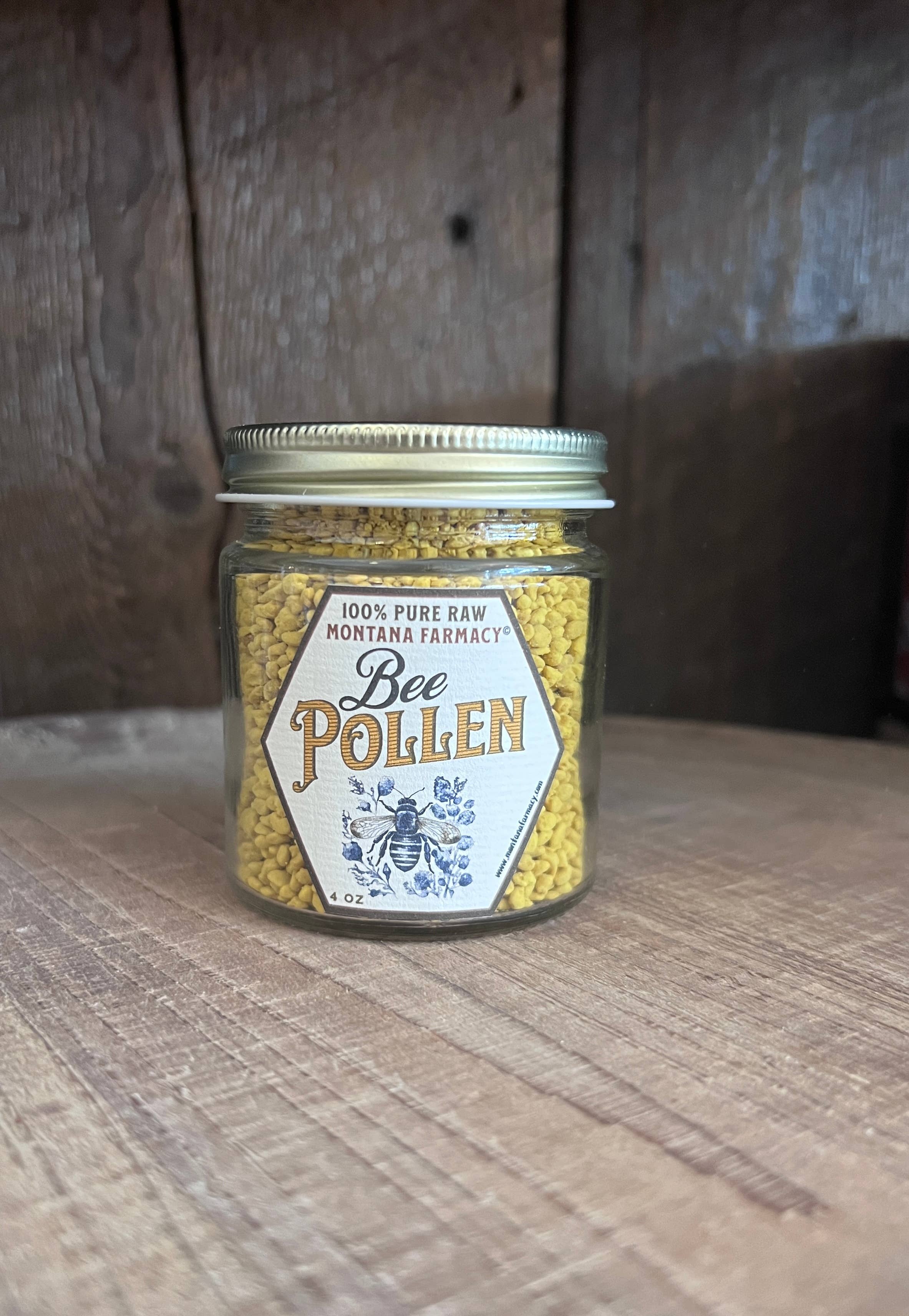 Montana Farmacy – Engroshandel Honning – Montana Farmacy bi-pollen i lille glasbeholder på 113 g1