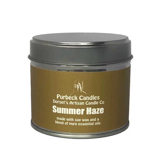 Purbeck Candles – wholesale Travel candles – Signature Range Candle in a Tin - Summer Haze2