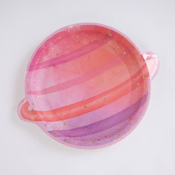 Astronaut Girl Collection – Planet Plates | Joy Ladder Premium Partyware for wholesale by Joy Ladder LLC