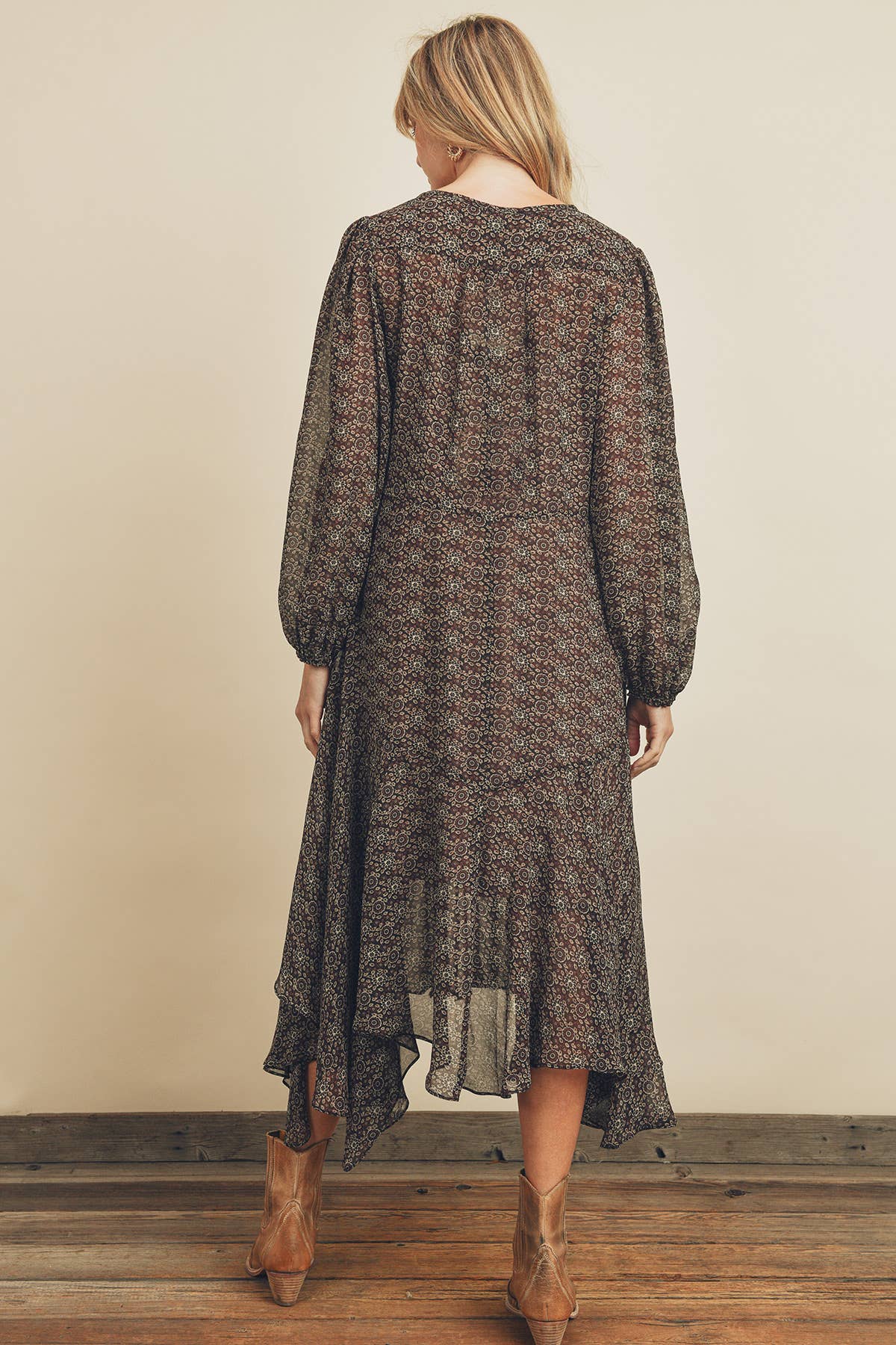 Dress Forum - Vente Robe – femme - FD7107 Robe à ourlet mouchoir Rhapsody3