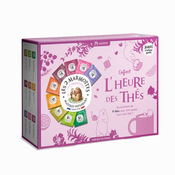 Les 2 Marmottes – wholesale Tea bags – L'Heure des Thés Set - 75 bags0