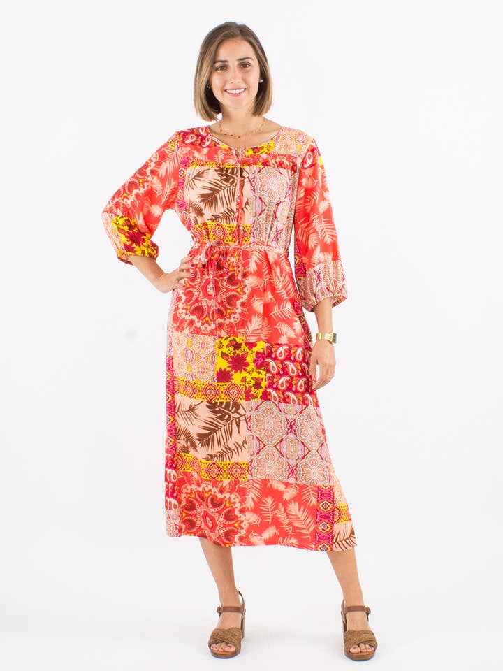 Robe femme-RO17042 pour la vente par Coline