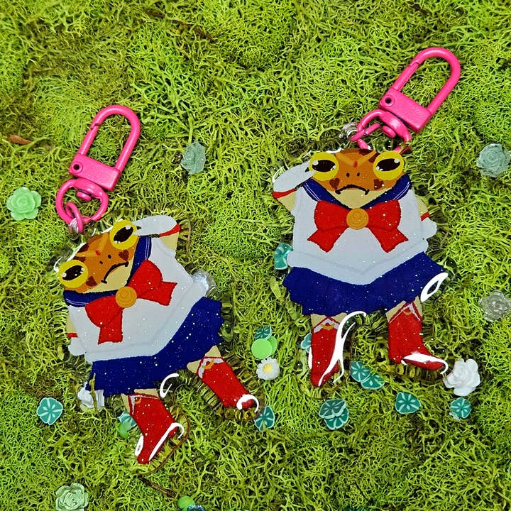 Sailor Reggie Acyrlic Keychain for wholesale by Floating Frogs