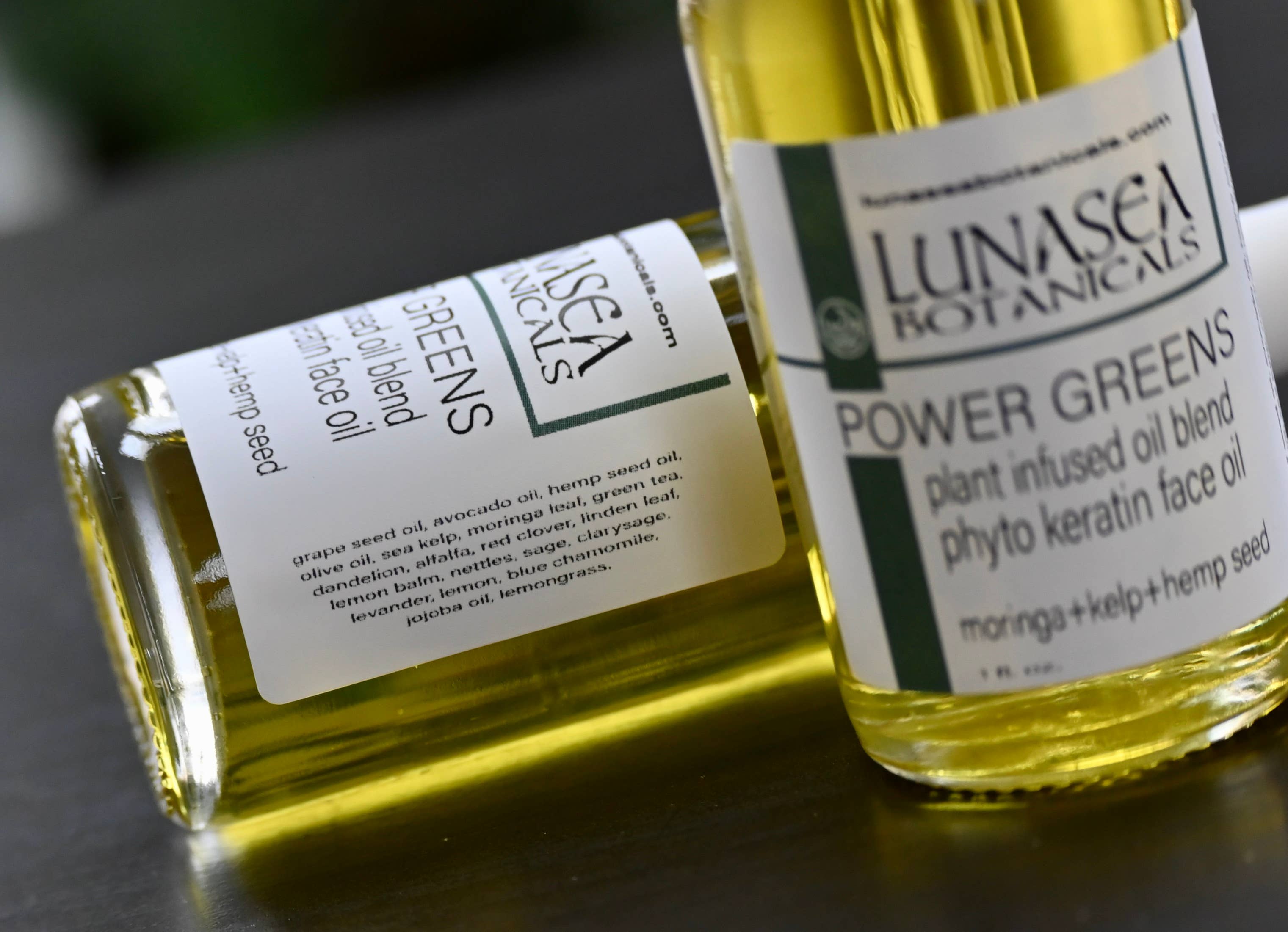 lunasea botanicals - Wholesale Facial Oil - Power Greens Phyto keratin Face Oil3