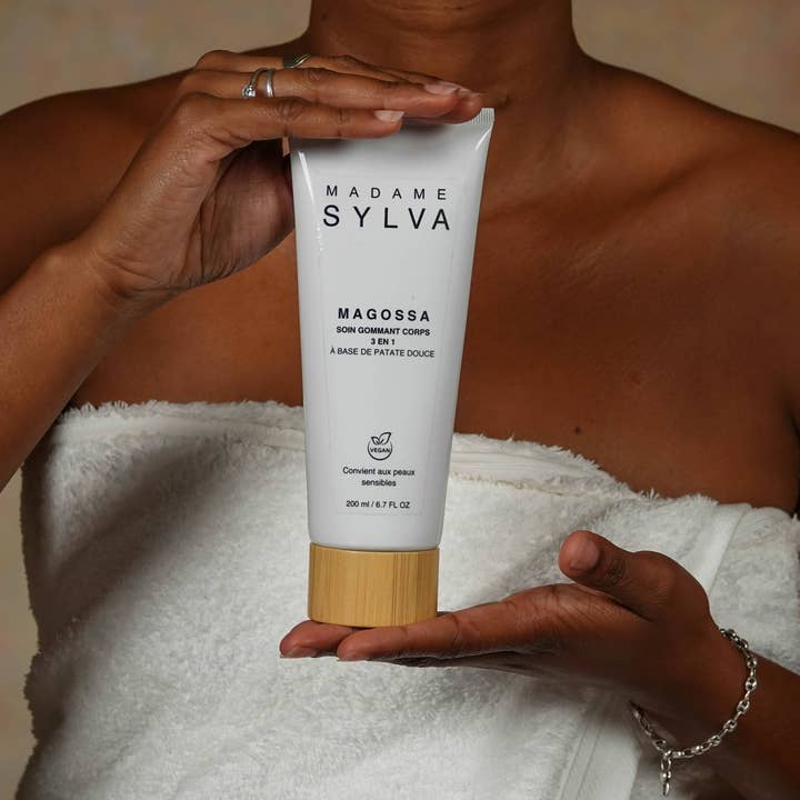 Madame Sylva – wholesale Kroppsskrubb/Exfoliant – Magossa - 3-i-1 kroppsskrubbvård