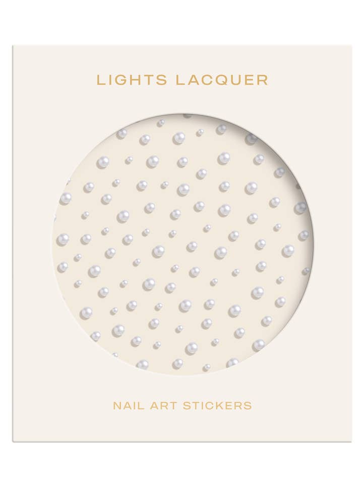 3D Pearl Nail Stickers for wholesale by Lights Lacquer
