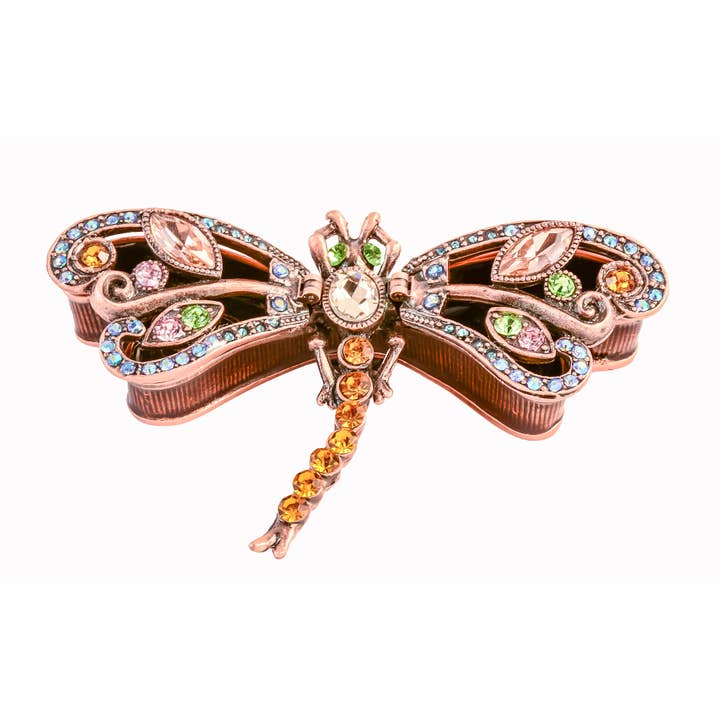 Ciel Collectables – Großhandel Schmuckschatulle/-Organizer – Schmuckkästchen mit Schmuckstück in Libellenmotiv mit Schmucksteinen. Handgerät Mehrfarbig