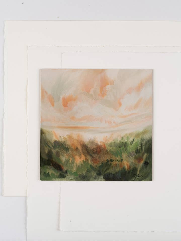 "Last Summer Light No. 2' A Canvas Print by Emily Jeffords for wholesale by Emily Jeffords