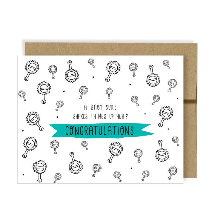Shakes Things Up Carte pour la vente par Neighborly Paper